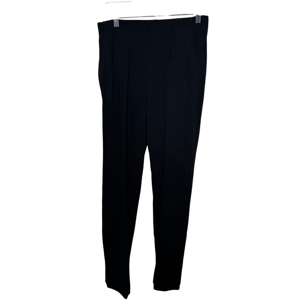 Betabrand Dress Pant Yoga Pants Black Straight Leg‎ Size S Long Stretch Office